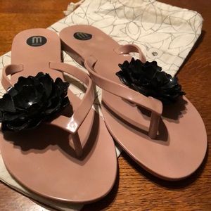 Melissa flower and sandals